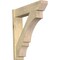 Ekena Millwork Balboa Slat Rough Sawn Outlooker, Douglas Fir, 8"W x 34"D x 38"H OUT08X34X38BOA06RDF - alternate 1